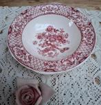 Engels Mason's schaaltje met donkerrood motief, 16,5 cm, -, -, Ophalen of Verzenden, Zo goed als nieuw