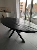 Zwart eettafel ovaal 220cm, Huis en Inrichting, Tafels | Eettafels, Ophalen, 200 cm of meer, 50 tot 100 cm, Zo goed als nieuw