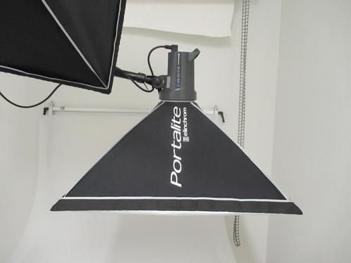 Set Elinchrom  D-Lite RX4 + Portalite Q650 + Manfrotto armen, Audio, Tv en Foto, Fotografie | Fotostudio en Toebehoren, Zo goed als nieuw