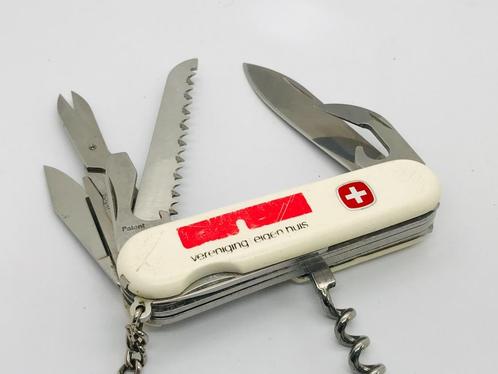 Wenger Forester WHITE 85mm four tool layers  Swiss Army USED, Caravanes & Camping, Outils de camping, Utilisé, Enlèvement ou Envoi