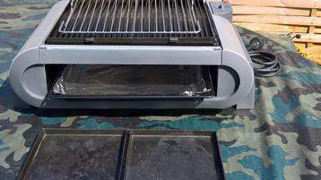 Electrische Gietijzer Grill - Bakplaat / BBQ / Contact grill beschikbaar voor biedingen