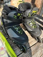 NIEUW! Crivit inlineskates zwart/groen, Sports & Fitness, Enlèvement, Neuf, Rollers 4 roues en ligne, Réglable