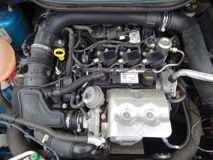 Motor van een Ford Fiesta, Auto-onderdelen, Motor en Toebehoren, Ford, Gebruikt, 3 maanden garantie, Ophalen of Verzenden