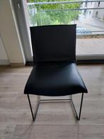 Lederen eetstoelen - 6 - Merk Jori - Piuro chair, Ophalen, Zwart, Leer, Zo goed als nieuw