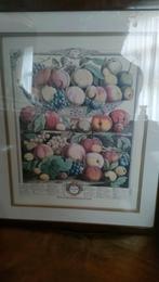 Reliëf kunstprint 12 maanden fruit September 1732, Antiek en Kunst, Ophalen