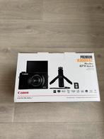 Canon Powershot G7X Mark III Premium vlogger kit Nieuw, Audio, Tv en Foto, Fotocamera's Digitaal, Ophalen, Nieuw, Canon