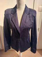 Donker blauw blazer, Ophalen of Verzenden, Zo goed als nieuw, Maat 42/44 (L), Blauw