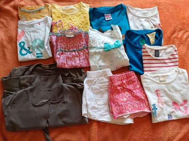 Set 15 stuks kinderkledij 4-5 jaar, Kinderen en Baby's, Kinderkleding | Maat 104, Zo goed als nieuw, Meisje, Setje, Ophalen of Verzenden