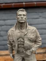 Rifle jeans betonnen reclame beeld, Ophalen, Gebruikt, Reclamebord