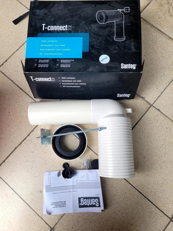 Santeg aansluiting voor staand toilet, Doe-het-zelf en Bouw, Sanitair, Nieuw, Toilet, Ophalen of Verzenden