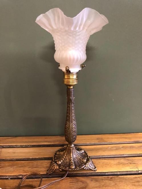 Prachtig Art Nouveau / Jugendstil tafellampje., Antiek en Kunst, Antiek | Verlichting, Ophalen of Verzenden