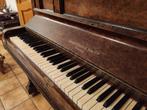Piano droit antique, Joseph Wallis & Son Ltd, London, Musique & Instruments, Enlèvement, Utilisé, Brun, Piano