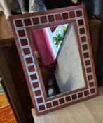 Spiegel met mozaïektegels, Huis en Inrichting, Woonaccessoires | Spiegels, Ophalen, Gebruikt, Rechthoekig
