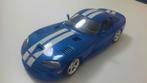 Bburago Viper gts coupe dodge 1:18 model auto blauw, Hobby en Vrije tijd, Zo goed als nieuw, Auto, Ophalen