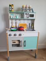 Houten speelgoedkeukentje, Kinderen en Baby's, Speelgoed | Houten speelgoed, Ophalen, Gebruikt, Meubelstuk of Keukentje