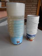 plastic emmer deksel rond hengsel 1,2L  2L  Aldi Milsani, Huis en Inrichting, Emmers, Kunststof, Gebruikt, Ophalen of Verzenden