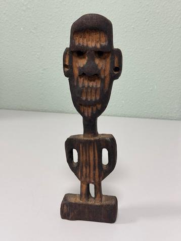 Antiek sculptuur hout gesneden houten voorouderbeeld afrika beschikbaar voor biedingen