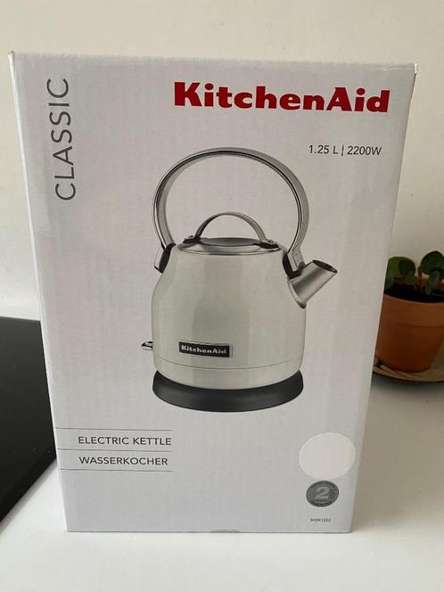KitchenAid waterkoker 1,25L wit, Elektronische apparatuur, Waterkokers, Nieuw, 1 tot 2 liter, Ophalen of Verzenden