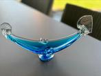 Murano blauw bootje / asbak / schaaltje, Ophalen of Verzenden