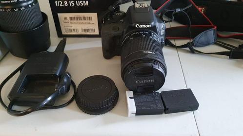 Canon EOS 100D + accessoires, TV, Hi-fi & Vidéo, Appareils photo numériques, Utilisé, Reflex miroir, Canon, Sans zoom optique