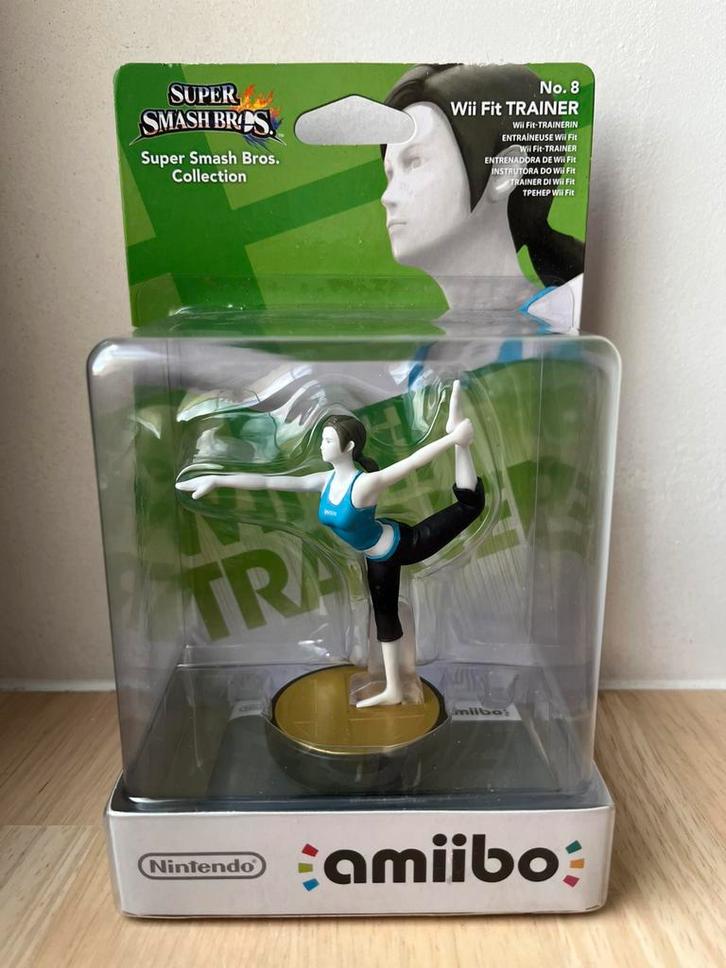 Amiibo Wii Fit Trainer N.8 (Super Smash Bros), Games en Spelcomputers, Games | Nintendo Switch, Zo goed als nieuw, Ophalen of Verzenden