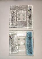 Handwerk glas schaaltjes, Ophalen of Verzenden
