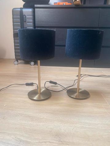 Twee tafellampen beschikbaar voor biedingen