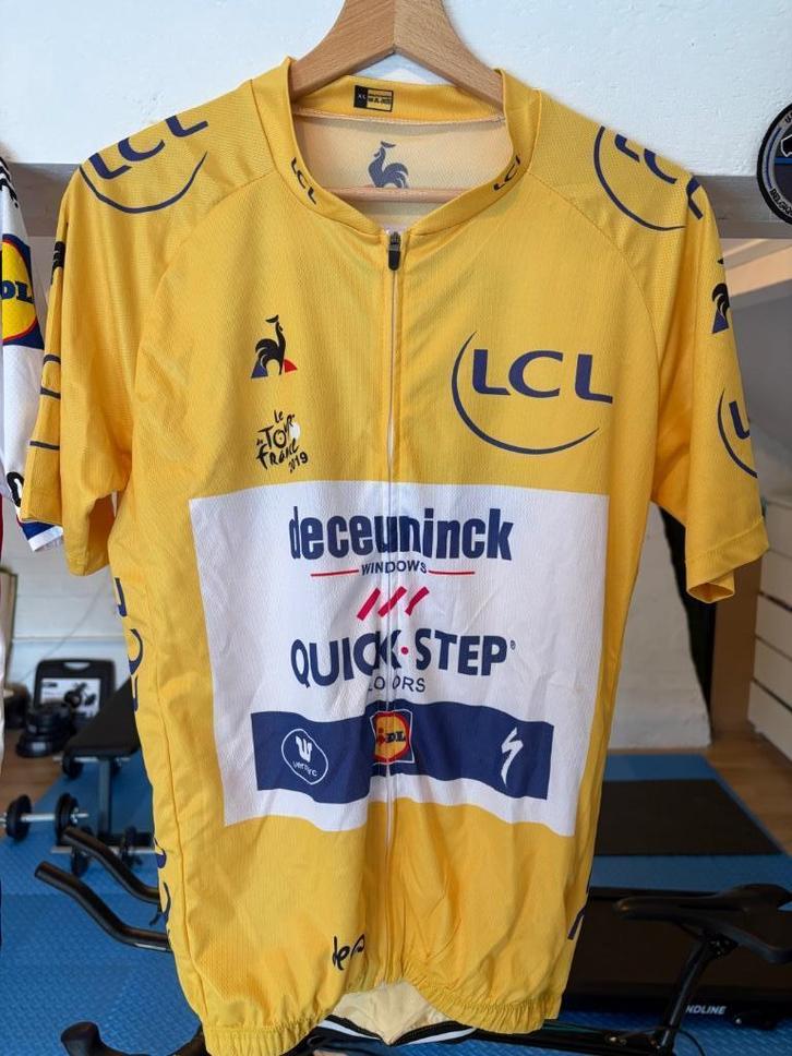 gele trui tour de france, Fietsen en Brommers, Fietsaccessoires | Fietskleding, Ophalen of Verzenden