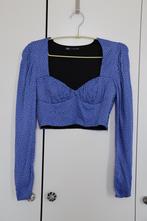 Datk Blue Dotted Blouse, Kleding | Dames, Blauw, Zara, Ophalen of Verzenden, Zo goed als nieuw