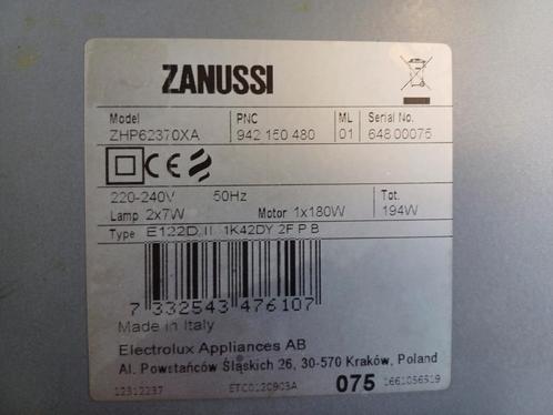 Zanussi dampkap telescopische, Electroménager, Hottes, Utilisé, Enlèvement ou Envoi