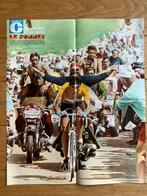 Grote Poster Merckx 1969 uit Miroir du Cyclisme, Ophalen of Verzenden, Gebruikt, Poster, Plaatje of Sticker