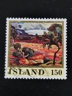 Ijsland 1976 - schilderkunst gletsjer Langjökull Jonsson, Postzegels en Munten, Postzegels | Europa | Scandinavië, IJsland, Ophalen of Verzenden