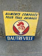 Ancienne tôle publicitaire dautreville reclame bord