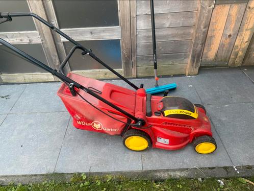 Wolf-Garten 72V Accu Grasmaaier – Met Accu en Snellader, Tuin en Terras, Grasmaaiers, Gebruikt, Ophalen