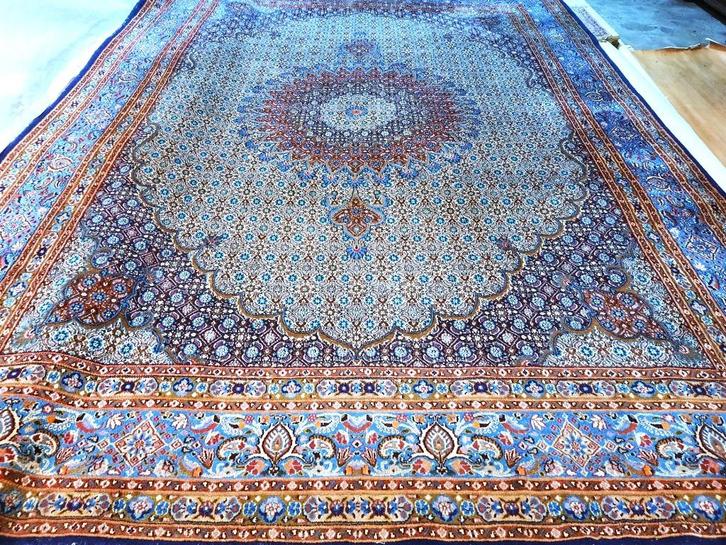 Prachtige handgeknoopt tapijt Uit IRAN (Moud) 360 x 255 cm, Huis en Inrichting, Stoffering | Tapijten en Vloerkleden, Zo goed als nieuw