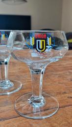 5 verres à bière brasserie Union à Jumet., Enlèvement ou Envoi, Neuf