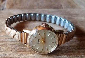 Zodiac, Swiss made, goud plaque, werkt perfect beschikbaar voor biedingen