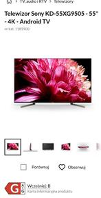 Sony Bravia kd55 xg 9505, Audio, Tv en Foto, Televisies, Ophalen of Verzenden