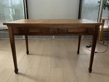 Table bois/ferme, Maison & Meubles, Tables | Tables à manger, 100 à 150 cm, Cinq personnes ou plus, Enlèvement, Utilisé