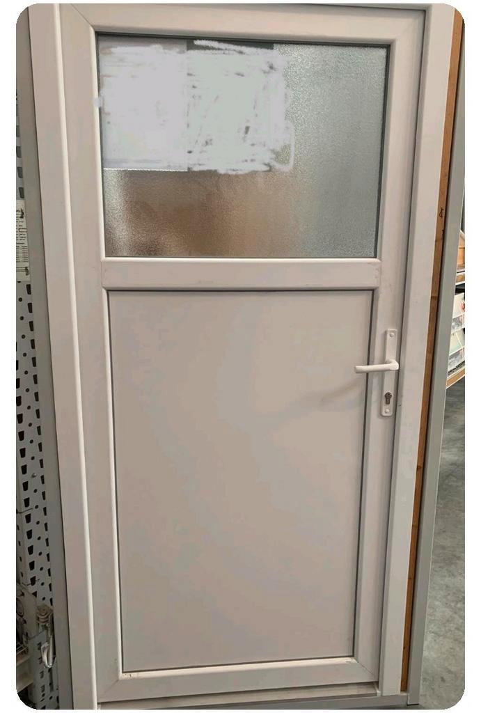 Porte PVC neuve 198/98ou 88, Bricolage & Construction, Fenêtres & Moustiquaires, Enlèvement