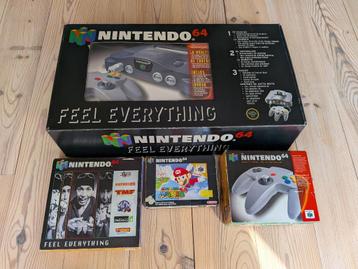 Grande boîte « Feel Everything » pour Nintendo N64 -Très rar, Enlèvement ou Envoi, Utilisé
