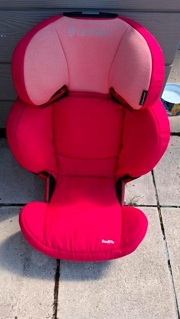 Rood/roze autostoel Rodifix Maxicosi met zomerhoes beschikbaar voor biedingen