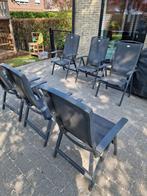 Tuinstoelen set van 6, Tuin en Terras, Tuinsets en Loungesets, Ophalen, Zo goed als nieuw