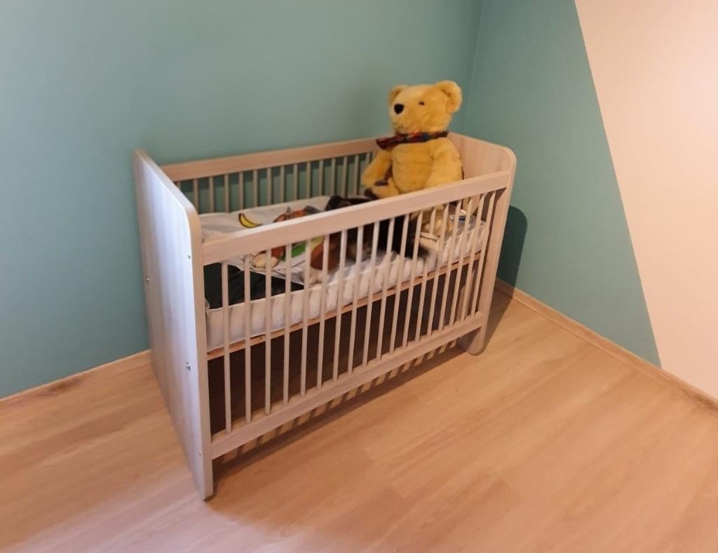 Meegroeibed, Enfants & Bébés, Chambre d'enfant | Lits, Comme neuf, 180 cm ou plus, 85 à 100 cm, Sommier à lattes, Matelas, Enlèvement