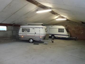 stockage d'hiver pour caravanes