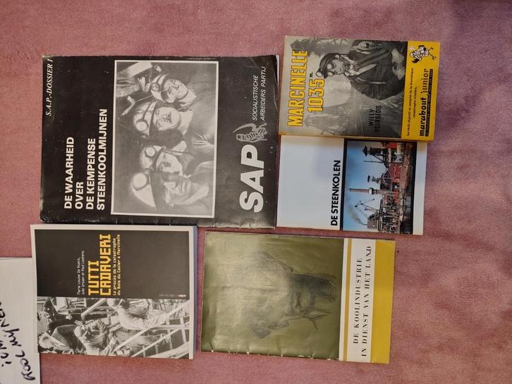 5 boeken over de steenkoolmijnen in België, Boeken, Geschiedenis | Nationaal, Ophalen of Verzenden