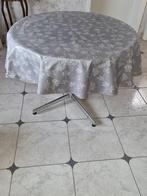 ronde uitvouwbare keukentafel op voet, Ophalen, Gebruikt