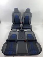 Interieur VW Golf 8 R Stof /Alcantara/Leder Grijs/Blauw, Gebruikt, -, -, Ophalen of Verzenden
