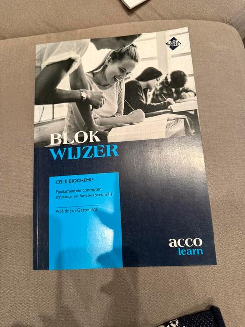 Blokwijzer Cel 2 biochemie: fundamentele concepten, Boeken, Wetenschap, Zo goed als nieuw, Ophalen of Verzenden