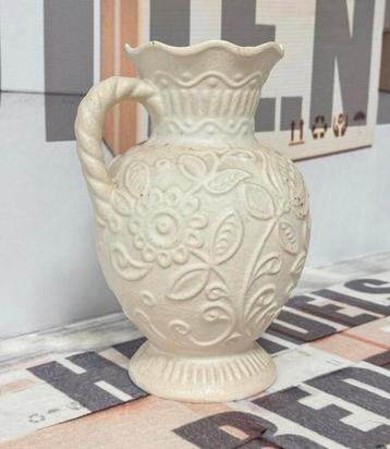 XL 1945 antiek Vaas Bay-West Germany keramisch creme 30cm beschikbaar voor biedingen